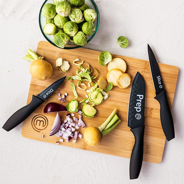 KNIFE & BOARD SET 4PCS