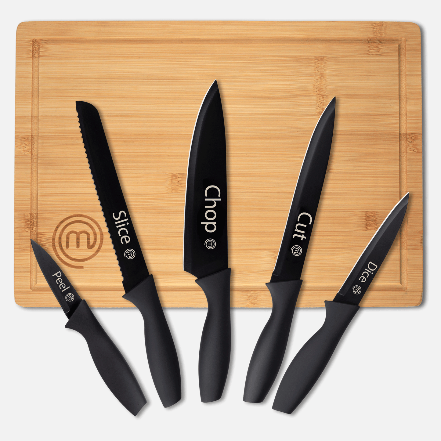 KNIFE & BOARD SET 6PCS
