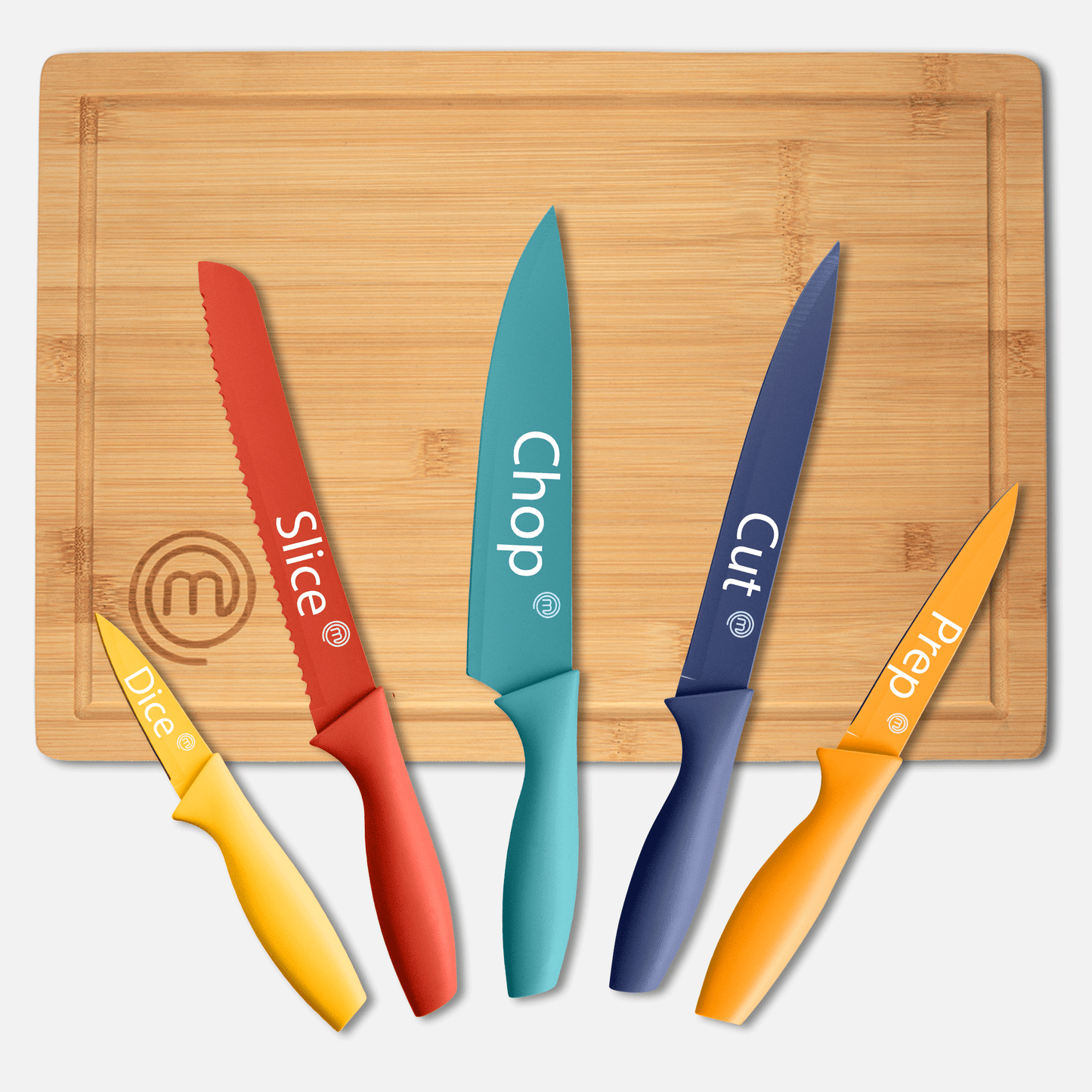 KNIFE & BOARD SET 6PCS