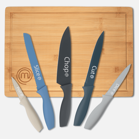 KNIFE & BOARD SET 6PCS