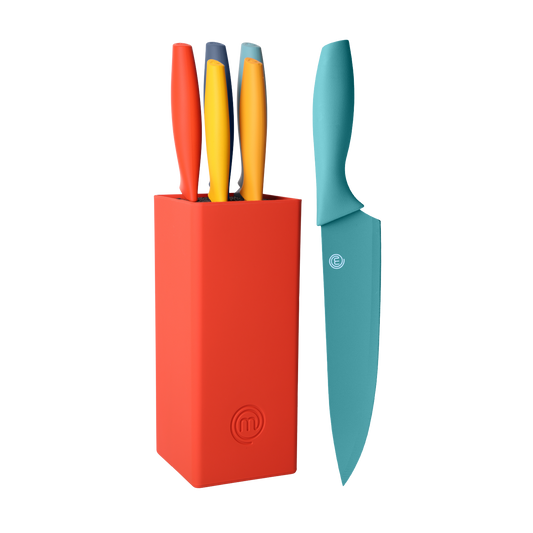 KNIVES & BLOCK 5PCS